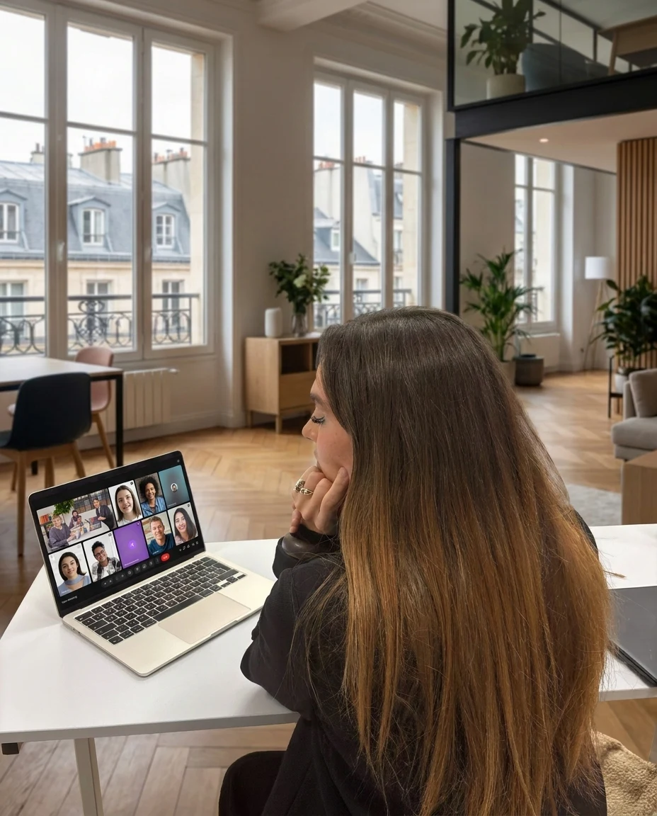 Marie Terki dans son bureau
